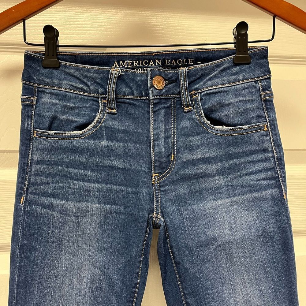 American Eagle Super Stretch X Jeggings sz 2 Short